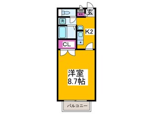 プレジール助松の物件間取画像